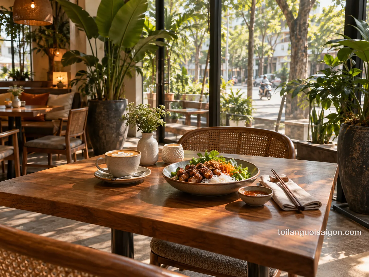 Ảnh bìa bộ sưu tập Quán mới, view đẹp